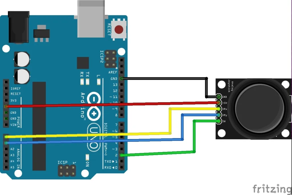 joystick arduino collegamento