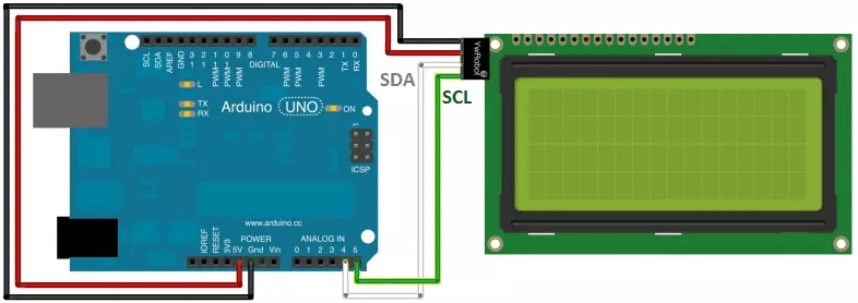 LCD ARDUINO UNO